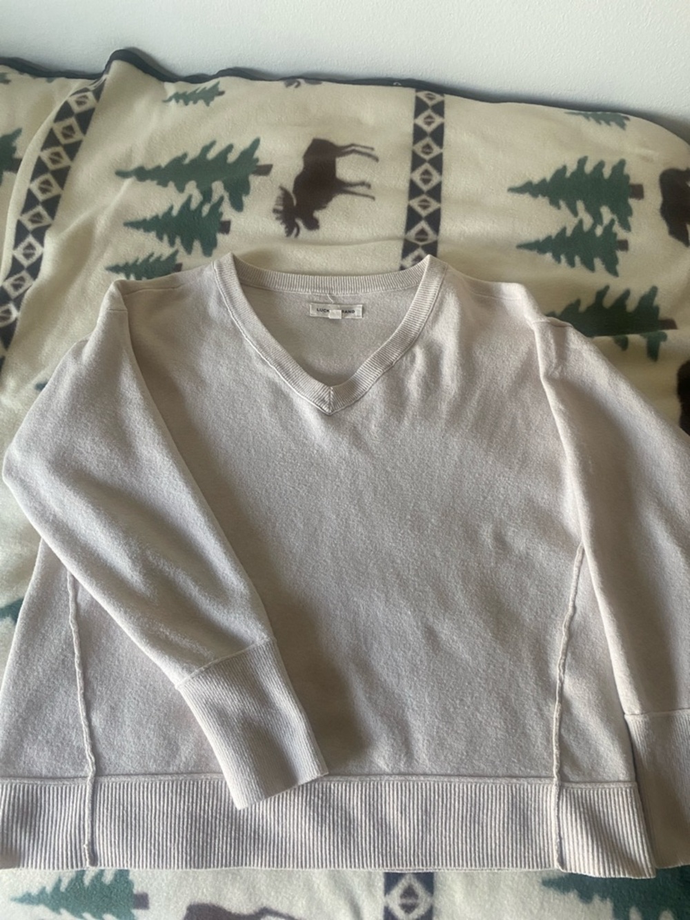 Lucky Brand Light Beige Women’s Sweater